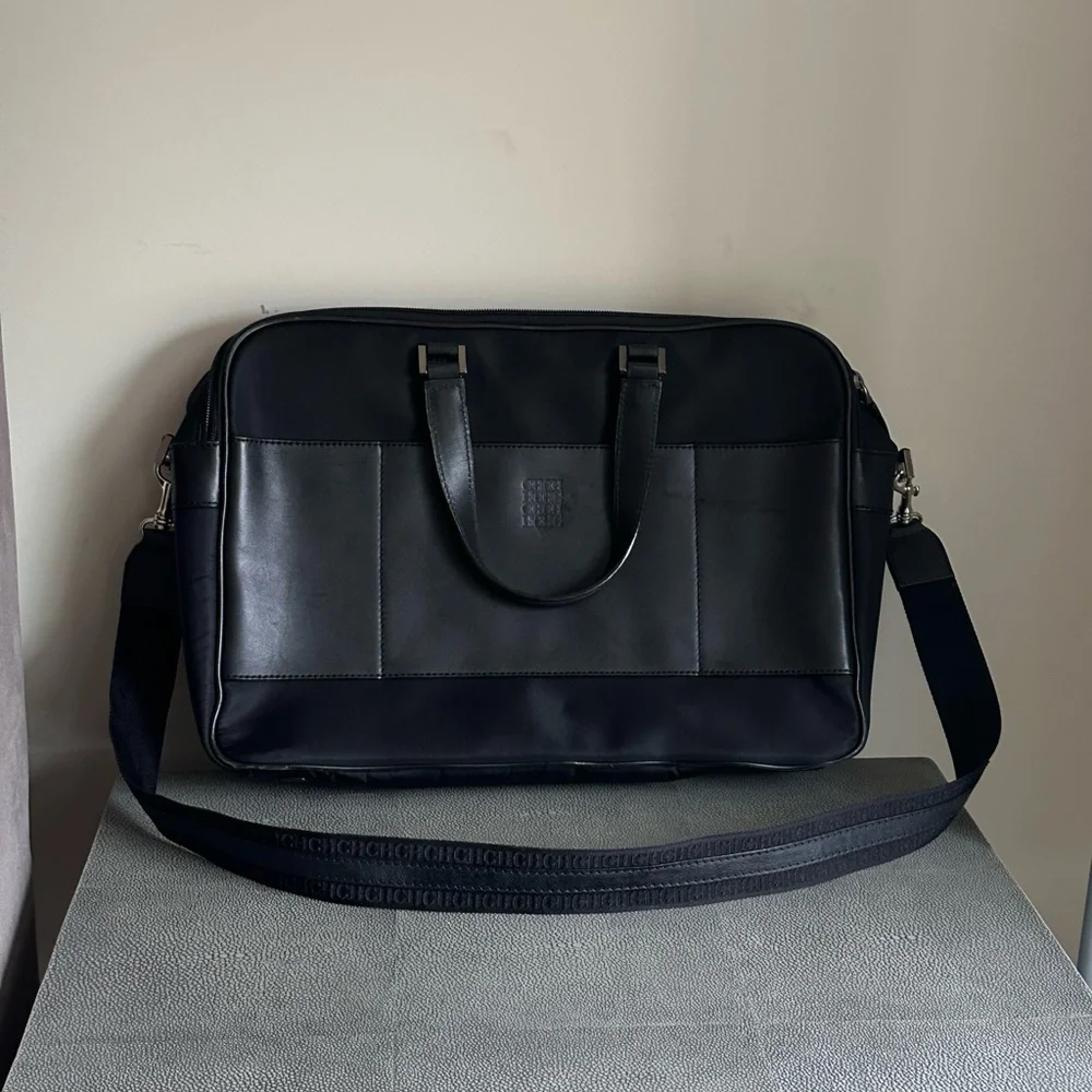 Black CH Logo briefcase